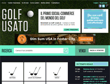 Tablet Screenshot of golf-usato.it